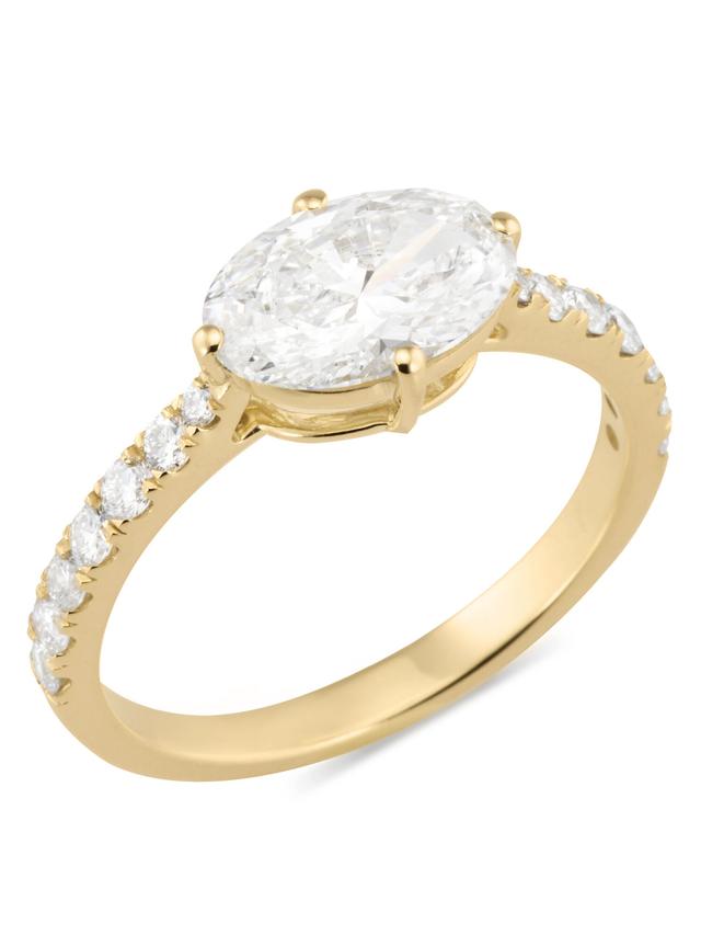 Produktbild von Diamant-Ring, Oval, ca. 2,40 ct., LG, Gold 375