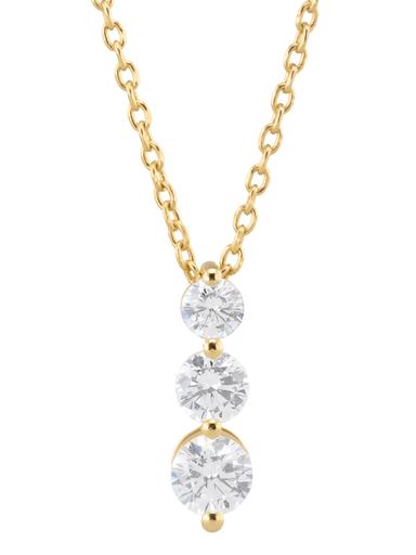 Produktbild Halskette mit Diamant-Anhänger, Rund, LG, Silber 925