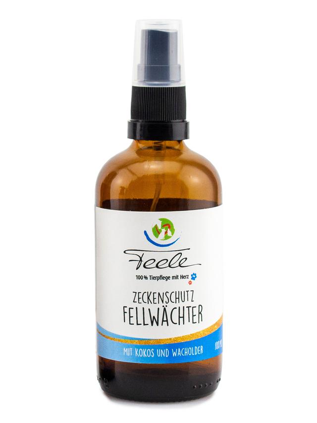 Produktbild von Feele Zeckenschutz "Fellwächter" mit pflanzlichen Inhaltsstoffen & Geraniol, 100 ml