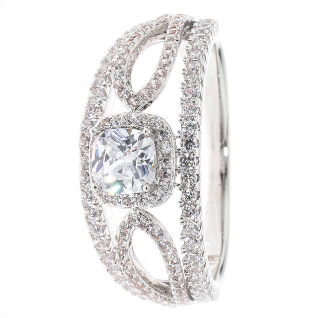 Produktbild von Cocktail-Ring "Antigua Dream", Zirkonia, rhodiniert