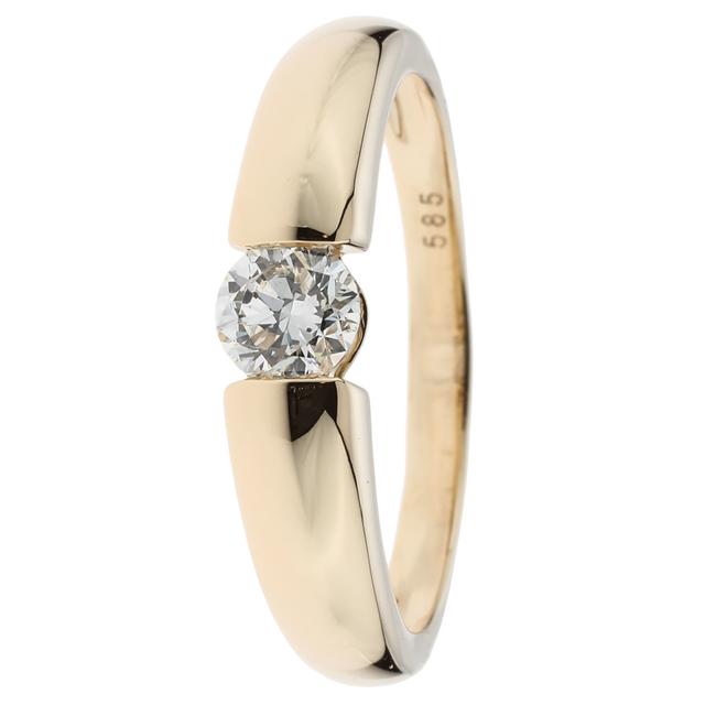 Produktbild von Brillant-Ring in Spannring-Optik, Gold 585 poliert