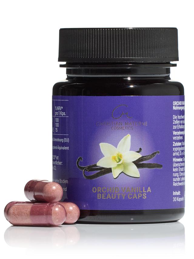 Produktbild von "Orchid Vanilla Beauty Caps" mit Vanille Extrakt & Biotin, Kapseln, Monatsvorrat