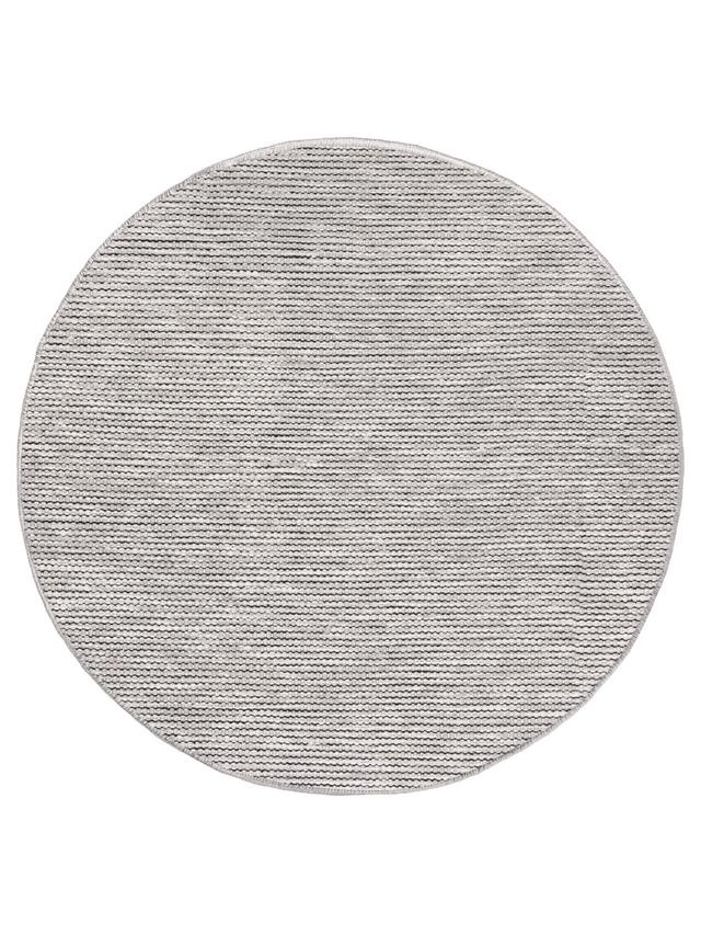 Produktbild von Runder Teppich "Wolle Noppenstruktur" 90 % Wolle, 150 x 150 cm