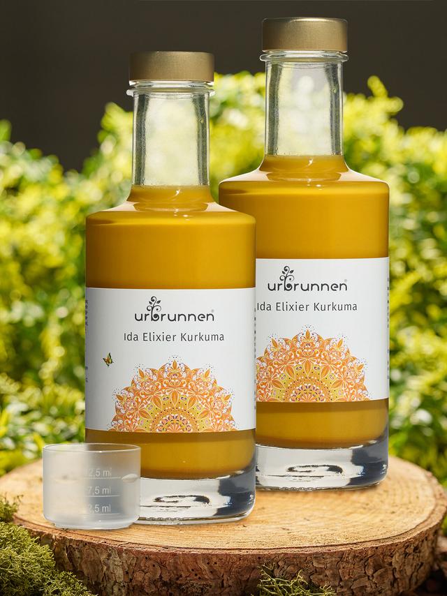 Produktbild von "Ida Elixier Kurkuma" aus Kurkumawurzel, 2er-Set, 400 ml