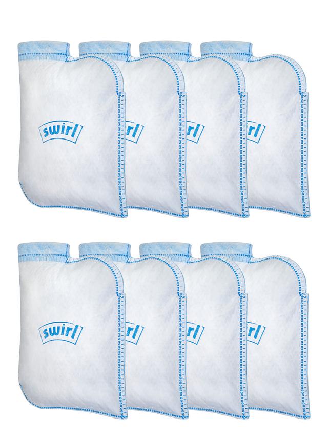 Produktbild von Swirl® Quinyo® Staubsaugerbeutel "EasyBag®" selbstschließend, Zubehör für Akkusauger, 8er-Set