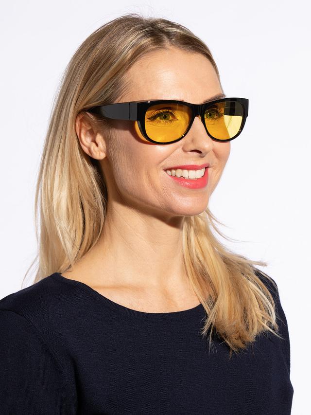 Produktbild von Nachtfahrbrille Auto, Überbrille, gegen Blendung
