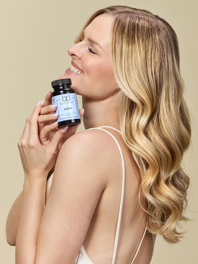 Produktbild von "Biotin" mit der Aminosäure L-Cystein, Kapseln, 3-Monatsvorrat – Abo