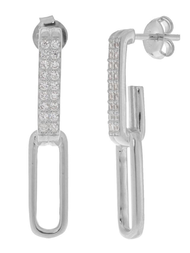 Produktbild von Ohrhänger "Sparkling Link", Zirkonia