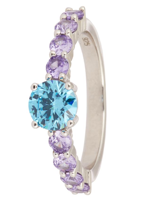 Produktbild von Cocktail-Ring "Color Flash", Zirkonia