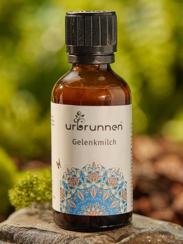 Produktbild von "Gelenkmilch" aus Kollagen & Extrakten kraftvoller Heilkräuter, 50 ml