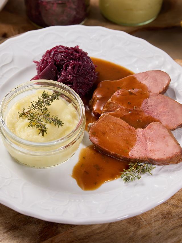 Produktbild von Lammhüfte in Thymiansoße 1,1 kg