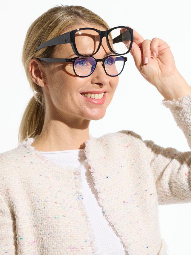 Produktbild von Überbrille mit Blaulichtfilter