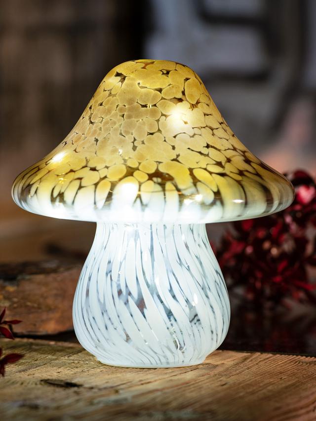 Produktbild von LED Deko als Pilz mit Timer, batteriebetrieben, hoch