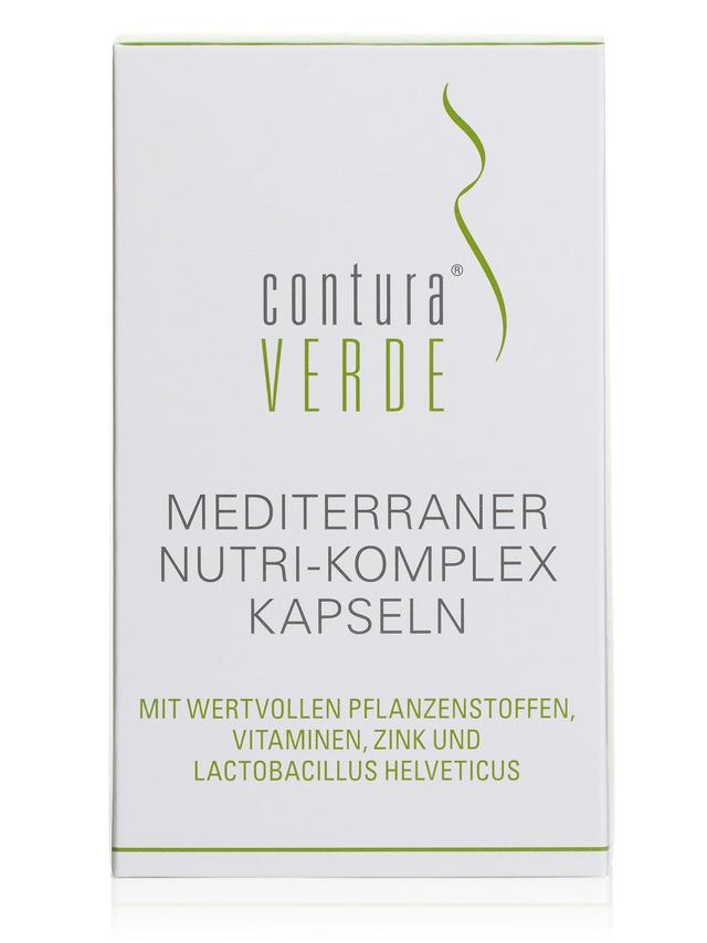 Produktbild von "Mediterraner Nutri-Komplex" mit Pflanzenstoffen, Vitaminen & einem Bakterienstamm, Kapseln, 3-Monatsvorrat
