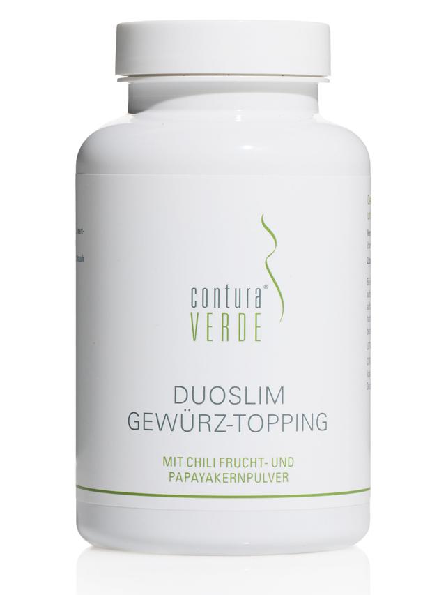 Produktbild von "Duoslim Gewürz-Topping" mit Chili Fruchtpulver & Papayakernpulver, 90 g