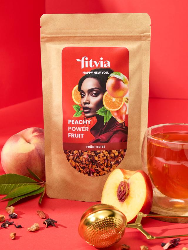Produktbild von Früchtetee Pfirsich-Gojibeere, lose, 100 g