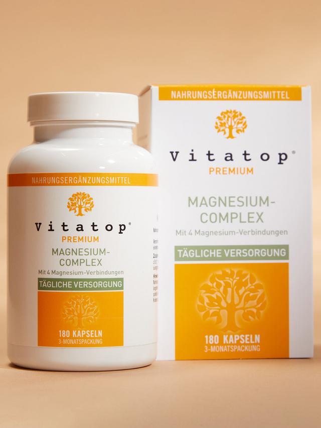 Produktbild von "Magnesium-Complex" mit 4 Magnesiumverbindungen, Kapseln, 3-Monatsvorrat