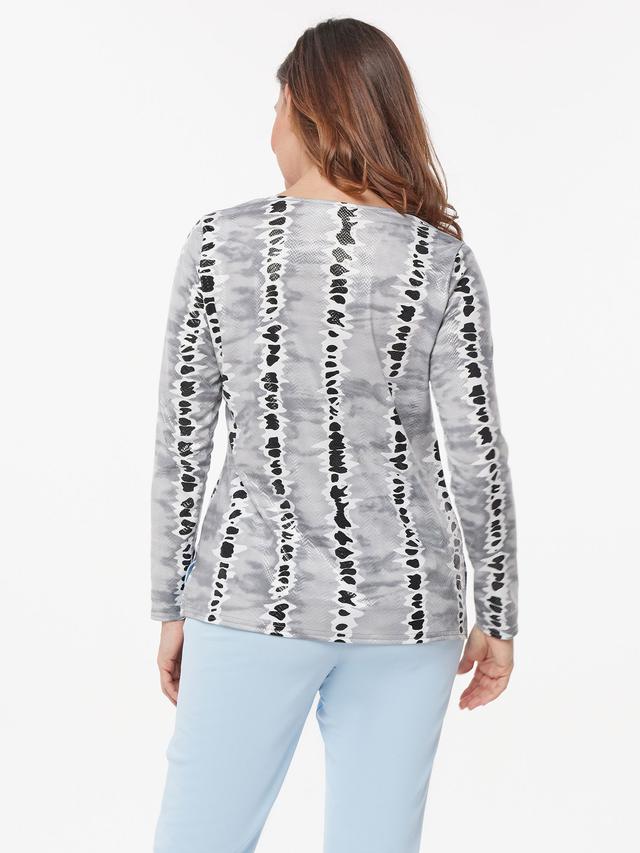 Produktbild von Blusenshirt mit Zierreißverschluss