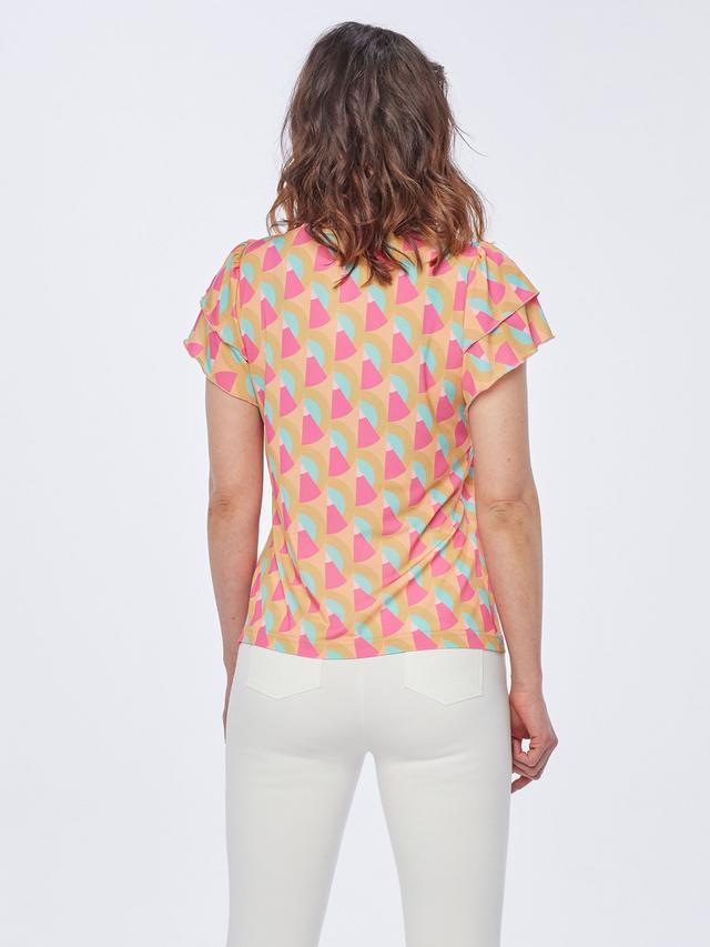 Produktbild von Blusenshirt mit Flügelärmeln