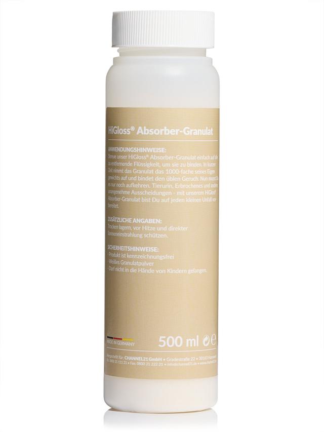 Produktbild von Flüssigkeitsbinder "Absorber-Granulat" mit Geruchsneutralisation, 500 ml