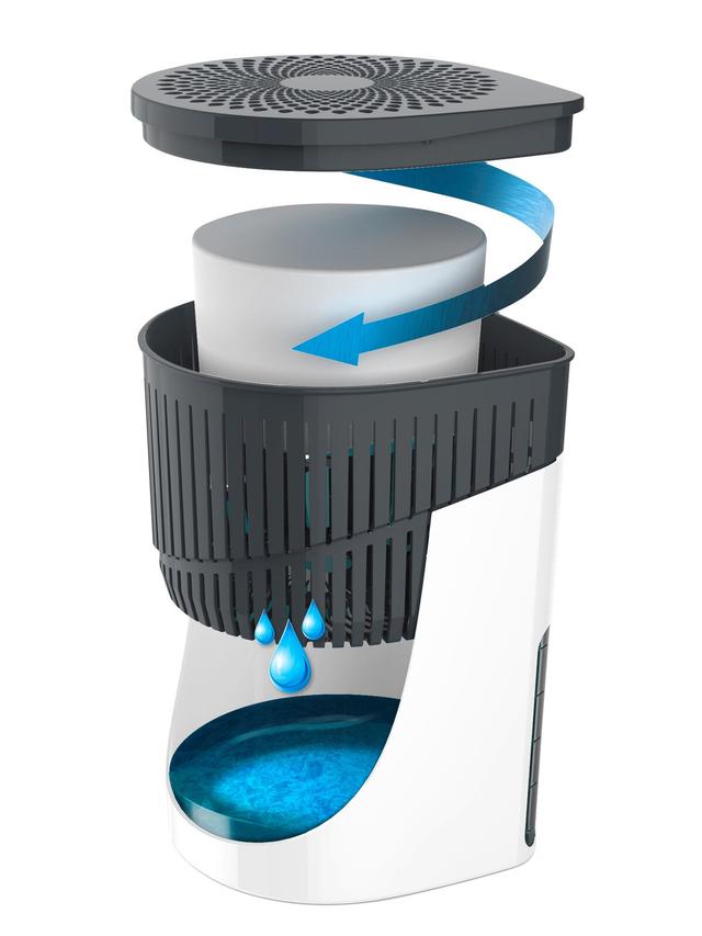 Produktbild von Raumentfeuchter "Drop" Nachfüllpackung, für bis 80 qm2, zylindrisch, gegen Feuchtigkeit und Gerüche