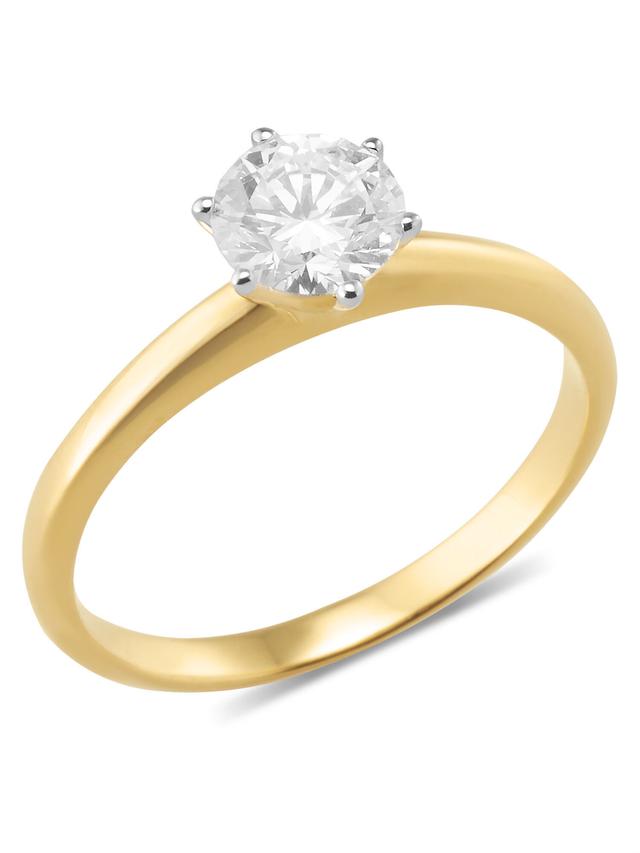 Produktbild von Diamant-Ring, LG, ca. 1,0 ct., Brillant, Silber 925, rhodiniert oder vergoldet