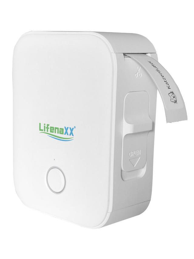 Produktbild von LifenaXX Thermo-Etikettendrucker "LX-048" ohne Tinte, Kartuschen oder Farbbänder