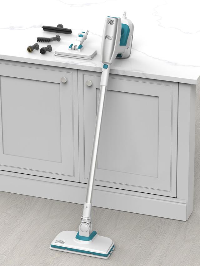 Produktbild von Dampfreiniger "Steam System" mit Bodenverlängerung inkl. Zubehör, 10-teilig