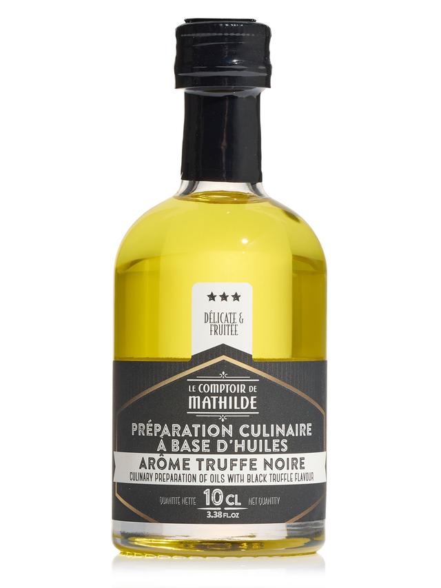Produktbild von Le Comptoir de Mathilde Schwarzes Trüffelöl & Trüffel-Balsamico "Liebhaberset", 2x 100ml