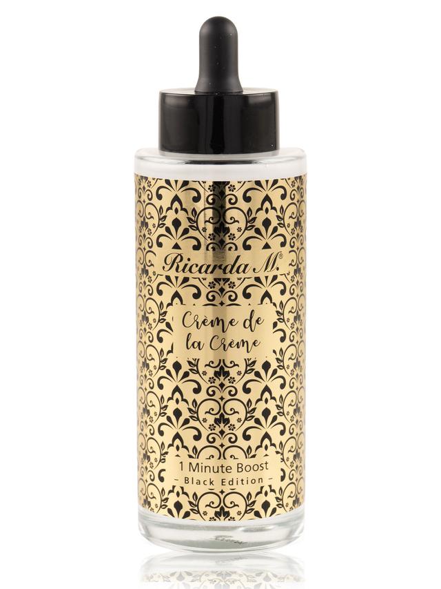 Produktbild von Gesichtsserum "Crème de la Crème 1 Min. Boost Black Edition" Anti-Aging, mit pflanzlicher Exosomen-Technologie, 100 ml