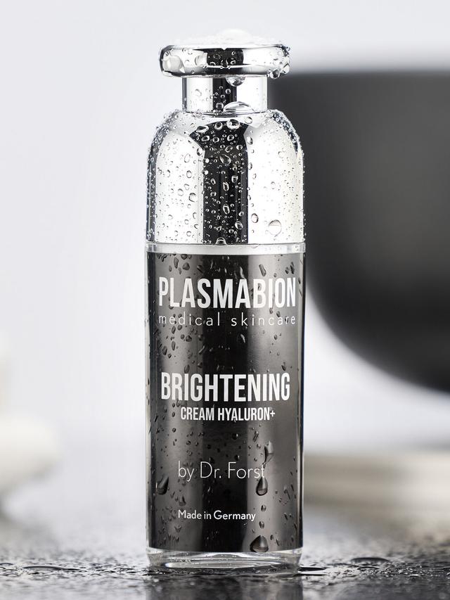 Produktbild von Gesichtscreme "Brightening Cream Hyaluron+" Pflege bei Pigmentflecken, mit Vitamin C & Ferulasäure, 30 ml
