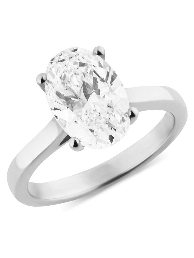 Produktbild von Diamant-Ring, LG, Oval, ca. 3,0 ct., Gold 375, Gelbgold oder Weißgold
