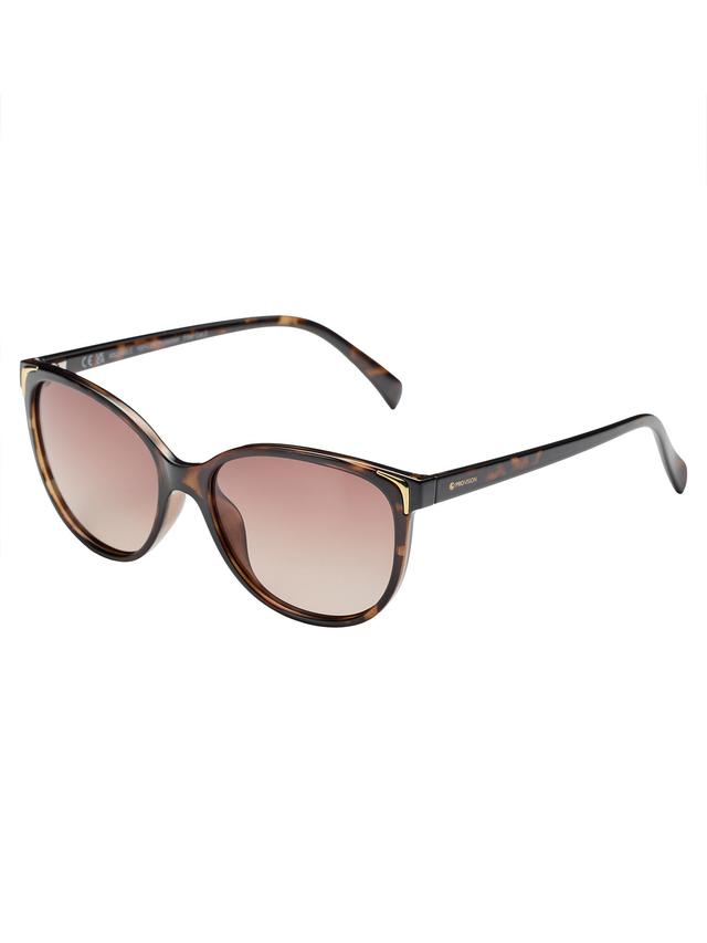 Produktbild von Modische Premium Sonnenbrille "Anne" mit 100 % UV-Schutz und polarisierte Gläser, Braun
