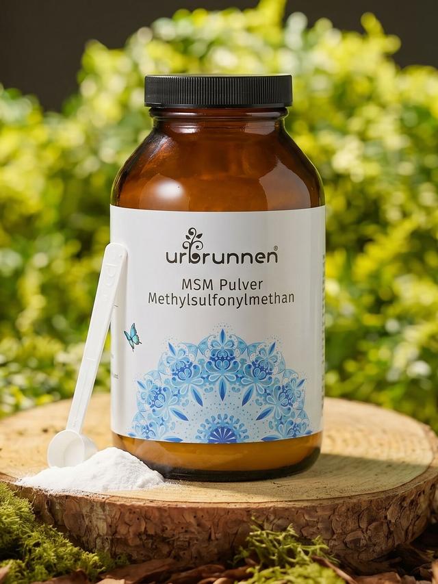 Produktbild von "MSM Pulver" mit Zinkcitrat und Vitamin C, Pulver, 300 g