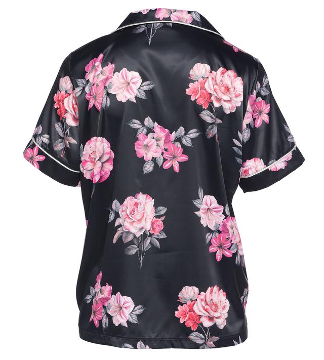 Produktbild von Pyjama Set: Hemdbluse & Shorty in Satin