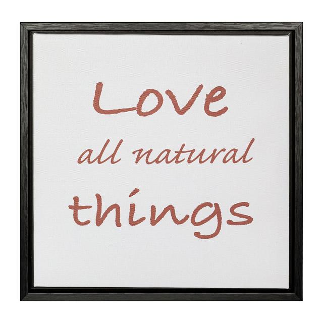 Produktbild von Wandbilder Set "Naturliebe" gerahmte Bilder, 25 x 25 cm, 2er-Set