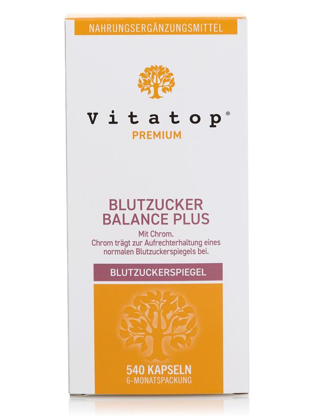 Produktbild von "Blutzucker Balance Plus" mit dem Mineralstoff Chrom, Kapseln, 6-Monatsvorrat