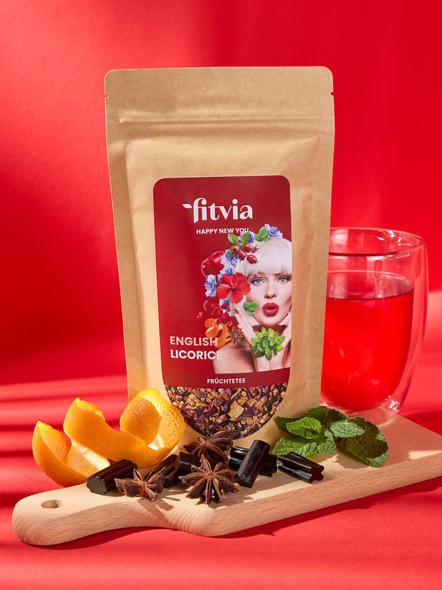 Produktbild von Früchtetee Minz-Lakritz, lose, 100 g