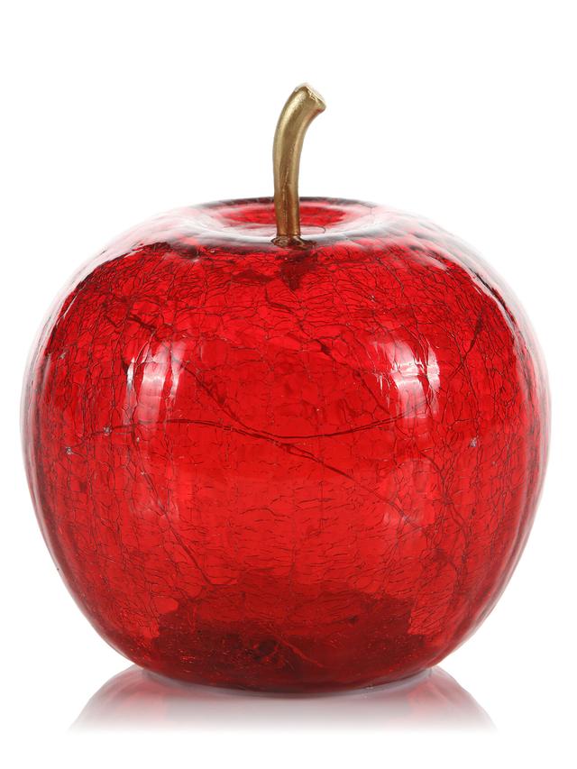 Produktbild von LED-Leuchte in Apfelform mit 15 Micro-LEDs, inkl. 6h Timer