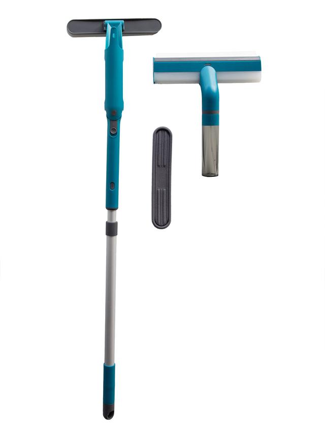 Produktbild von 3-in-1 Fensterputzer-Set "Fensterfreund" mit Sprühfunktion, Reinigungspad & Abzieher