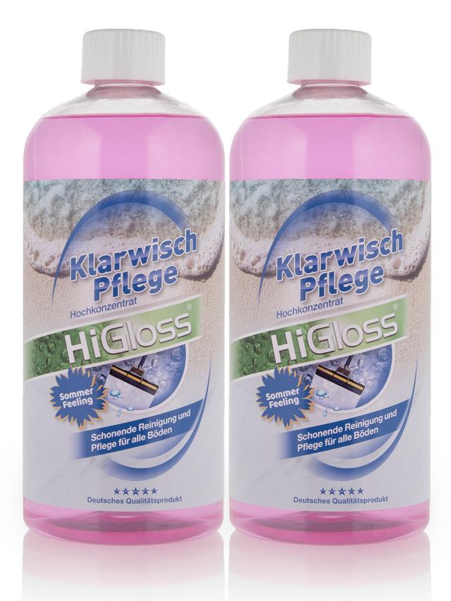 Produktbild von Bodenreiniger "Klarwischpflege" Hochkonzentrat, 2er-Set