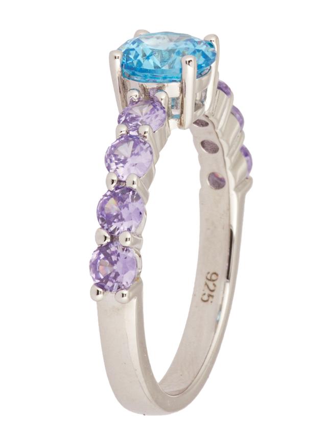 Produktbild von Cocktail-Ring "Color Flash", Zirkonia