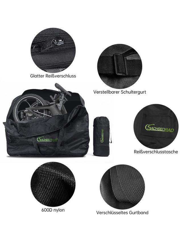 Produktbild von Fahrrad Transporttasche für Faltrad & E-Bike, mit Picknickmatte, 2-in-1