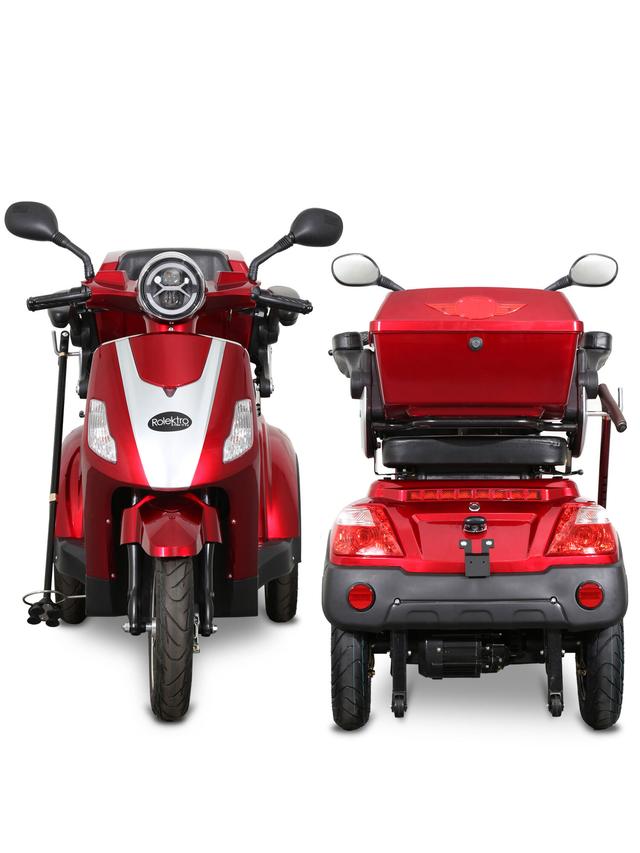 Produktbild von E-Trike "15 Pro" Blei-Gel-Akku, mit Straßenzulassung, führerscheinfrei, 50 km Reichweite, bis zu 15 km/h, 1000 W