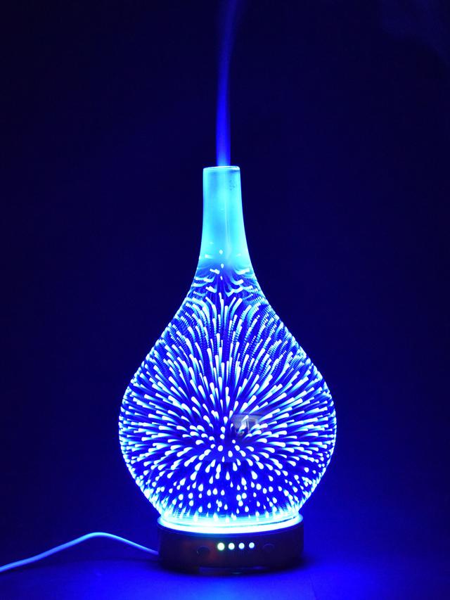 Produktbild von Luftbefeuchter mit 3D Feuerwerk-Effekt, 7 farbwechselnden Leuchten