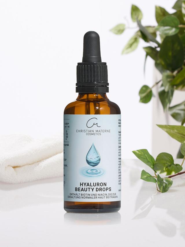Produktbild von "Hyaluron Beauty Drops" mit Biotin und Niacin, 50-Tagesvorrat