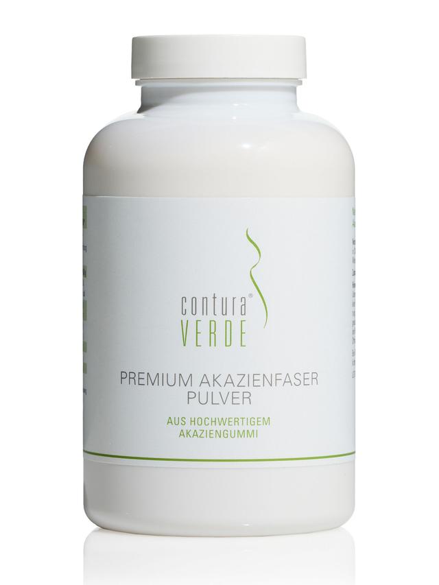 Produktbild von "Premium Akazienfaser Pulver" mit Akaziengummi (Fibregum™), 3-Monatsvorrat