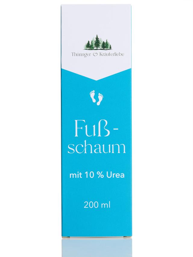 Produktbild von Fußpflege-Set "Fußschaum" mit 10 % Urea & Hyaluronsäure, regenerierend, 2er-Set, 400 ml