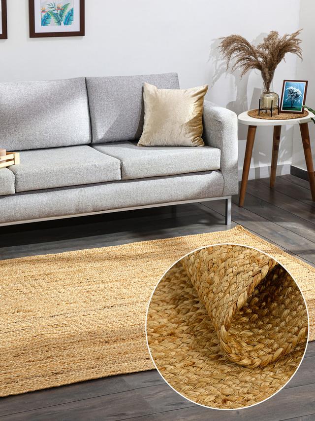 Produktbild von Naturteppich "Jute Naturfaser" Boho, nachhaltig, 230 x 160 cm