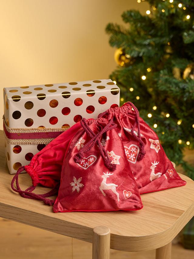 Produktbild von Adventskalender Säckchen Lebkuchendesign, 24er-Set